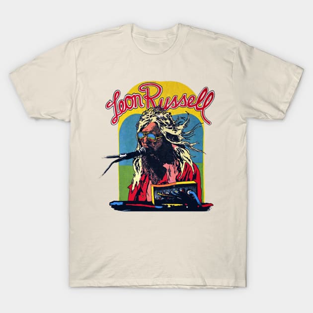 Leon Russell T-Shirt by darklordpug